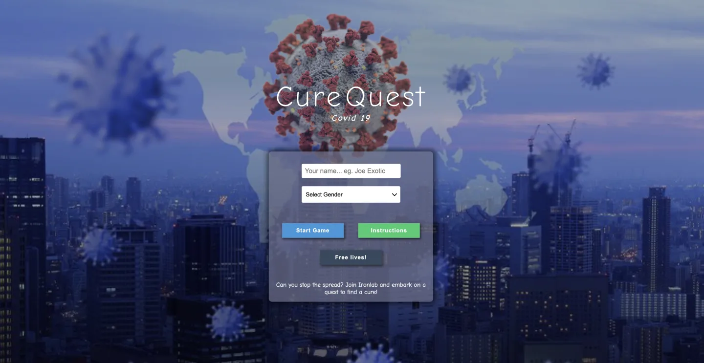 Screenshot of Fun JavaScript Game with HTML Canvas
